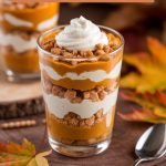 Experience the essence of fall with Spiced Pumpkin Cheesecake Parfaits! Layers of creamy pumpkin cheesecake blend seamlessly with warm spices, making this dessert a delightful tribute to the season