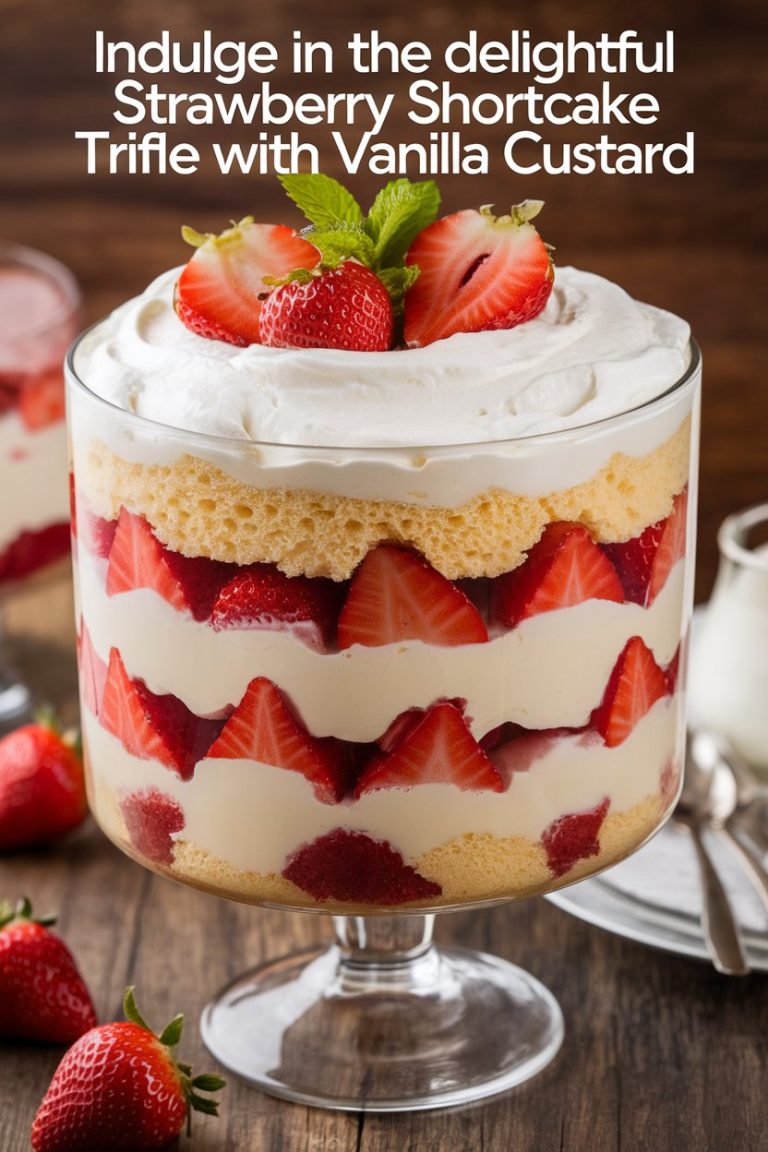 Enjoy the luxury of a make-ahead dessert with our Strawberry Shortcake Trifle! Designed for easy assembly, this delightful treat can be prepared in advance, allowing the flavors to meld beautifully while you focus on enjoying your occasion. Discover our tips for assembling and storing the trifle so it stays fresh, so you can impress your guests with minimal stress!