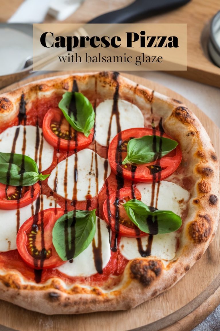Unlock the secrets to achieving the perfect bake with expert tips on cooking temperature and timing. With guidance on how to layer your ingredients for maximum flavor and presentation, this recipe ensures that your Caprese Pizza with Balsamic Glaze not only tastes amazing but looks stunning on the table as well!