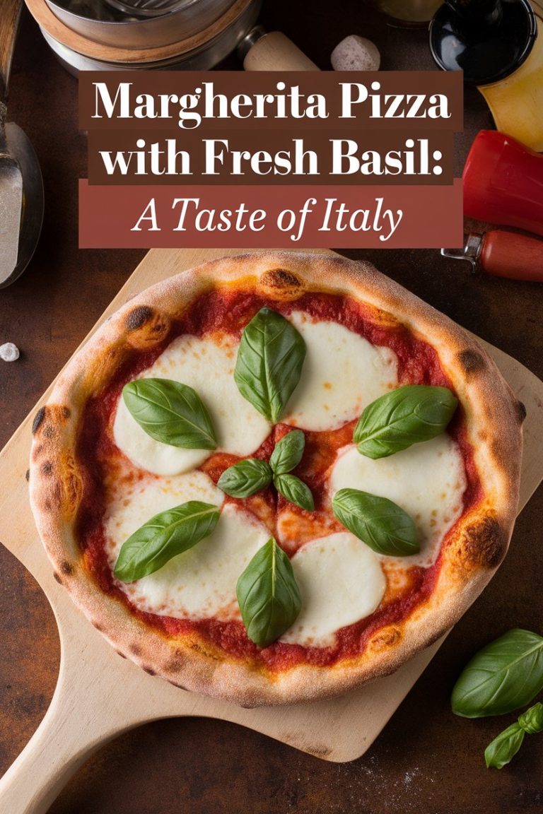 Unlock the secrets to achieving the perfect bake and presentation of your pizza. With expert tips on baking temperatures, serving suggestions, and garnishing ideas, this ultimate guide will ensure your Margherita Pizza with Fresh Basil is not just a meal but a delightful culinary experience that impresses family and friends!