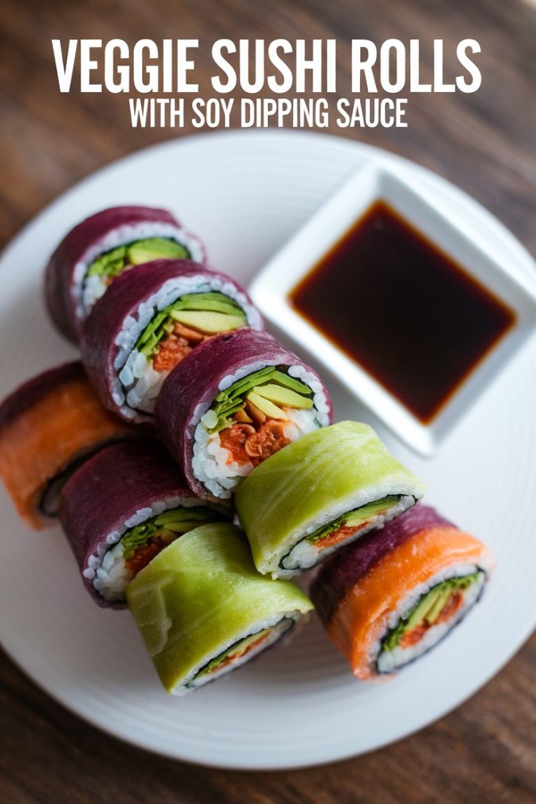 Need a quick snack or a healthy lunch option on the go? Our Veggie Sushi Rolls are easy to prepare and make for the perfect portable meal! With a variety of fillings and the option to dip in savory soy sauce, these rolls are as versatile as they are delicious. Excited to learn how to make these delightful sushi rolls? Let’s get rolling!