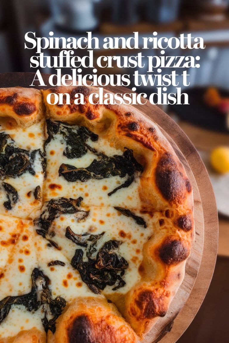 Unlock expert tips for achieving a perfectly baked pizza that will wow anyone at the table. With advice on handling dough, baking times, and serving suggestions, this guide ensures that your Spinach and Ricotta Stuffed Crust Pizza becomes a go-to favorite in your kitchen, combining comfort and flavor in every slice!