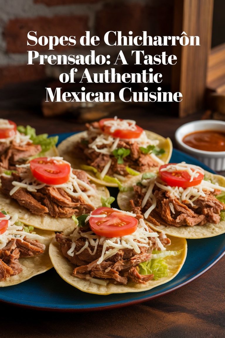 Why settle for ordinary tacos when you can elevate your meal with Sopes de Chicharrón Prensado? These tasty treats are the perfect addition to any gathering, offering a unique twist that will impress your friends and family. Let’s explore creative topping ideas, the best sides to serve, and how to make your sopes stand out at your next taco night!