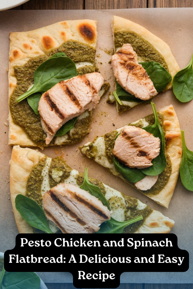 Dive into a delicious culinary experience with our Pesto Chicken and Spinach Flatbread! This easy-to-prepare recipe features juicy chicken, fresh spinach, and vibrant pesto atop a warm, crispy flatbread. Perfect for lunch, dinner, or a tasty appetizer, you won’t want to miss out on this flavorful dish. Ready to whip up some Italian-inspired goodness? Let’s get started!