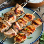 Experience the joys of seasonal eating with this recipe that showcases vibrant ingredients like bright bell peppers, red onion, and aromatic herbs. Whether grilled on the barbecue or cooked in the oven, these skewers are a celebration of Mediterranean freshness that you won’t want to miss.
