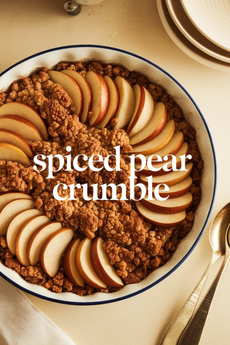 Savor the tastes of the season with our Spiced Pear Crumble, a delicious twist on a classic dessert that’s sure to delight. Imagine juicy pears simmered in warm spices, topped with a crunchy, golden crumble that offers the perfect contrast. It’s an easy, crowd-pleasing dish that can be prepared in no time. If you’re ready to indulge in the flavors of fall, join us as we explore the steps to crafting this delightful dessert!