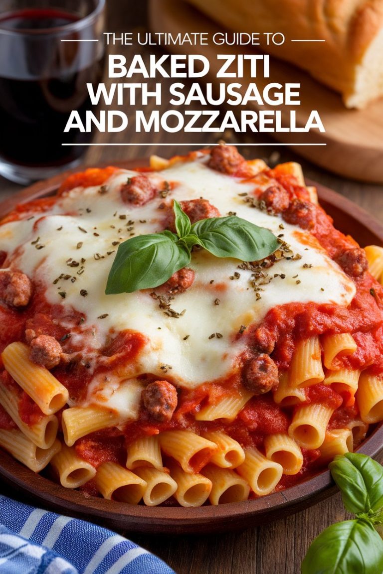Make weeknight dinners a breeze with our Ultimate Guide to Baked Ziti! This recipe not only makes for a fantastic dinner, but it also reheats beautifully, making leftovers a treat instead of a chore. Learn how to prepare this delicious dish ahead of time, ensuring you have a comforting meal ready whenever you need it!