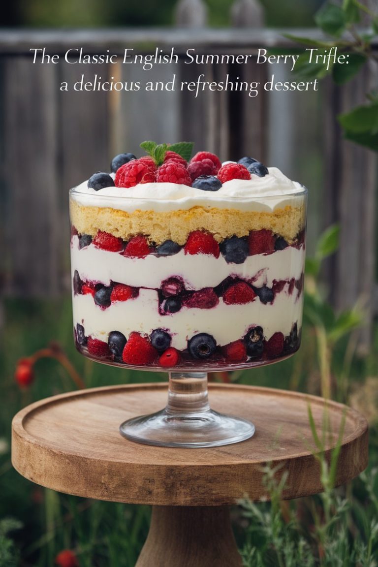 Dazzle your guests with a visually stunning Classic English Summer Berry Trifle that’s as delightful to look at as it is to eat. With its colorful layers and elegant presentation, this dessert is the ultimate showstopper for any occasion, guaranteed to impress family and friends alike. Uncover the step-by-step guide to creating this masterpiece that will leave everyone asking for seconds!