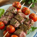 From casual weeknight dinners to sophisticated dinner parties, these Herbed Lamb and Cherry Tomato Skewers are versatile enough for any occasion. Find out how to serve them alongside delicious sides and drinks, making your dining experience truly memorable. Step into a world of bold flavors and delightful presentation that will impress every guest at your table!