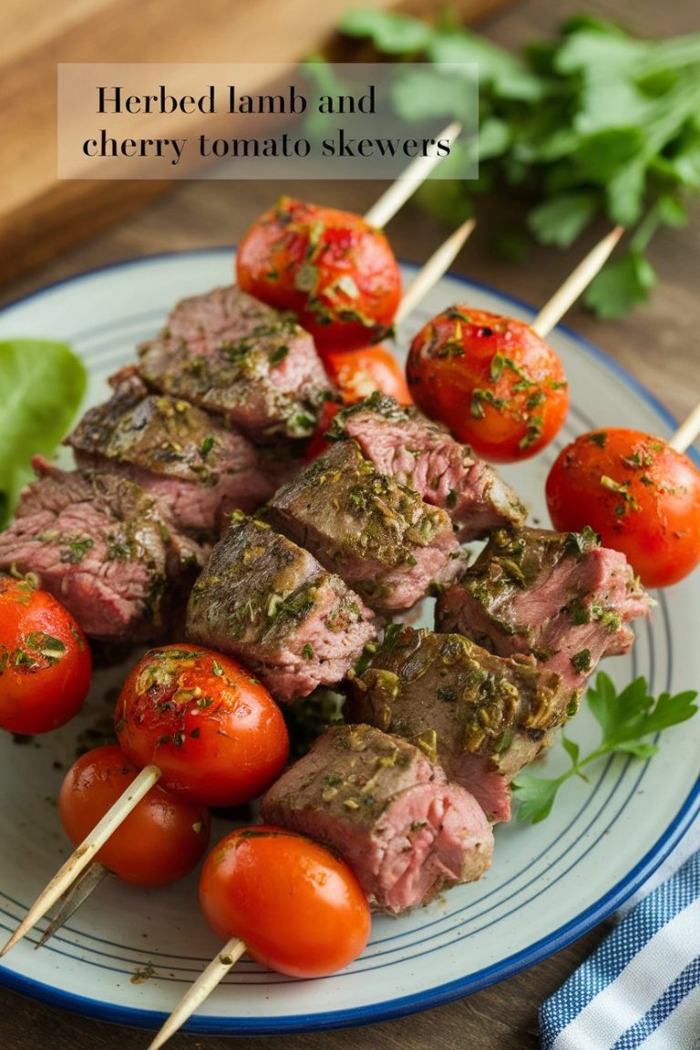 From casual weeknight dinners to sophisticated dinner parties, these Herbed Lamb and Cherry Tomato Skewers are versatile enough for any occasion. Find out how to serve them alongside delicious sides and drinks, making your dining experience truly memorable. Step into a world of bold flavors and delightful presentation that will impress every guest at your table!