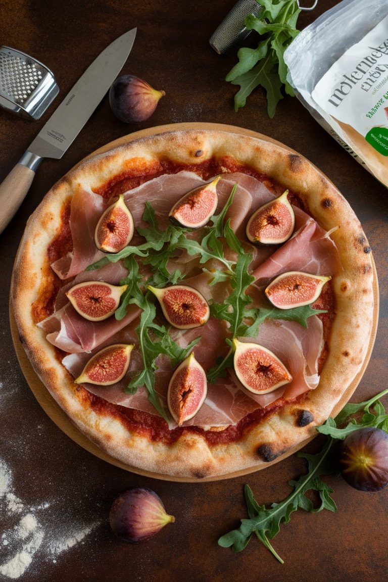 Transform your pizza night into a gourmet experience with this sophisticated recipe! Discover how to elevate traditional pizza ingredients by adding a drizzle of balsamic reduction or a sprinkle of fresh goat cheese for extra creaminess. With our expert tips on pairing wines and side dishes, you’ll create a dining experience that truly celebrates the rich flavors of Fig and Prosciutto with Arugula Pizza, leaving everyone wanting more!