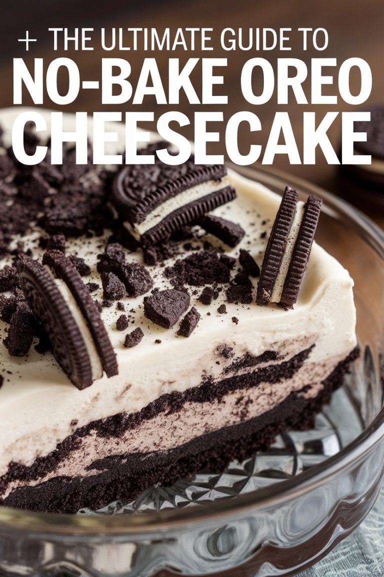 Take your No-Bake Oreo Cheesecake to the next level with our creative topping ideas and flavor variations. Whether you’re drizzling chocolate ganache, adding a dollop of whipped cream, or introducing different cookie flavors, we’ll share exciting ways to customize your dessert. Get inspired to make this cheesecake uniquely yours and delight everyone with a personal touch!