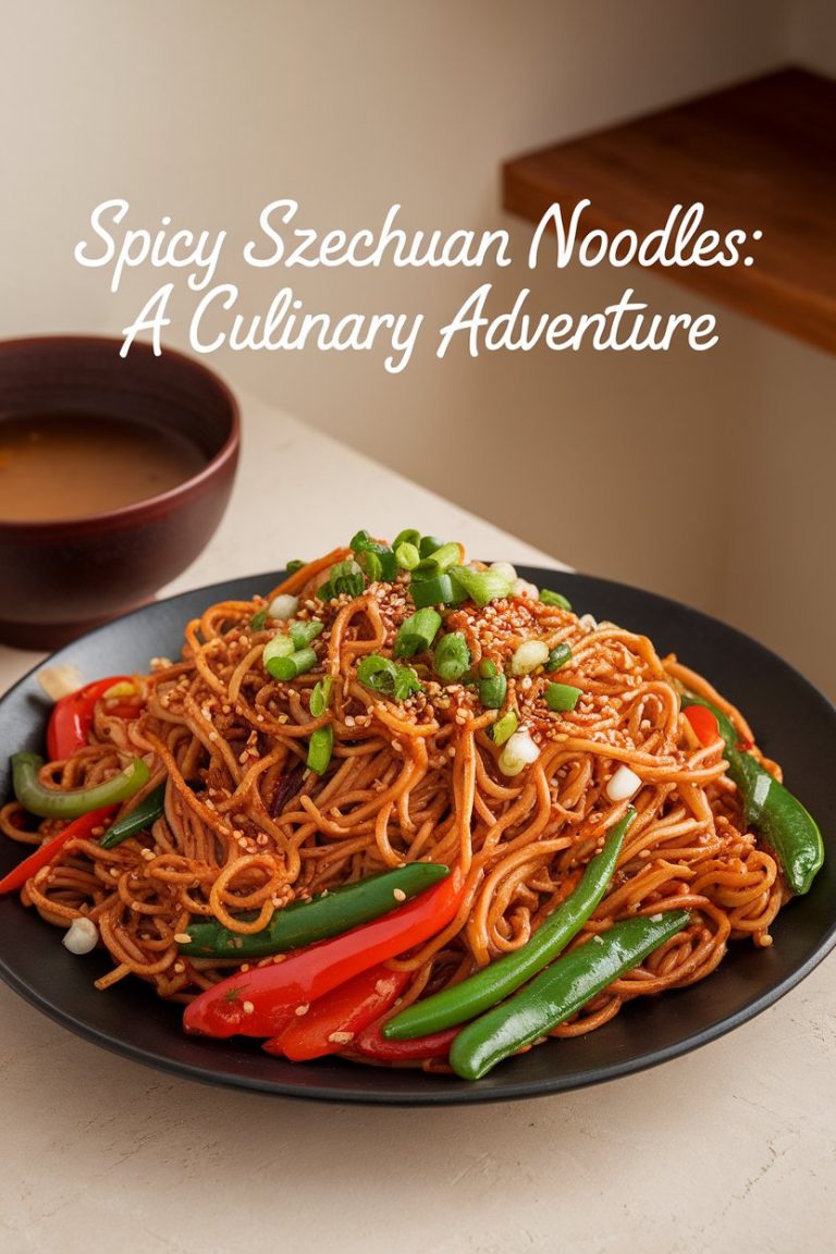 Unleash your creativity with this versatile recipe! While the traditional Spicy Szechuan Noodles are a joy on their own, feel free to personalize them with your favorite proteins or seasonal vegetables. Each twist offers an opportunity to experiment, ensuring that every bowl is uniquely yours. Prepare for a delightful culinary adventure where you’re in complete control!