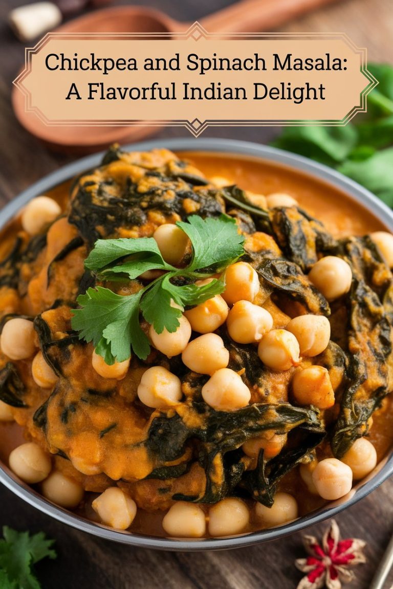 Wondering how to serve your Chickpea and Spinach Masala? This recipe pairs beautifully with fluffy basmati rice, warm naan, or even as a filling for wraps! Explore our suggestions on making the most of this flavorful dish, along with creative ways to elevate your meal. With a little inspiration, you’ll have a stunning dinner ready that’s sure to impress your family and guests!