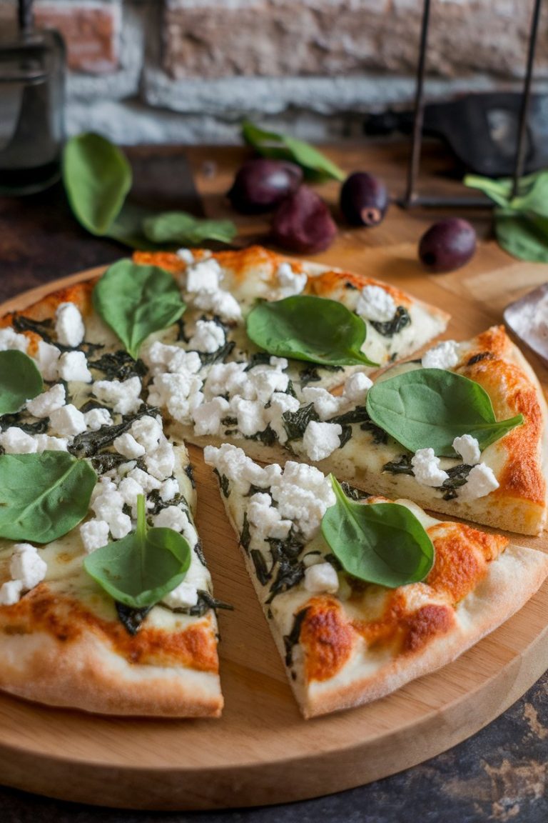 Looking for a dish that’s perfect for sharing? Our Feta and Spinach Pizza is not only visually appealing but also an irresistible crowd-pleaser! Explore serving suggestions and presentation tips to turn your homemade pizza into a stunning centerpiece for your next gathering. With this guide, you’ll be ready to impress your guests and create an enjoyable dining experience that celebrates the best of Mediterranean flavors!