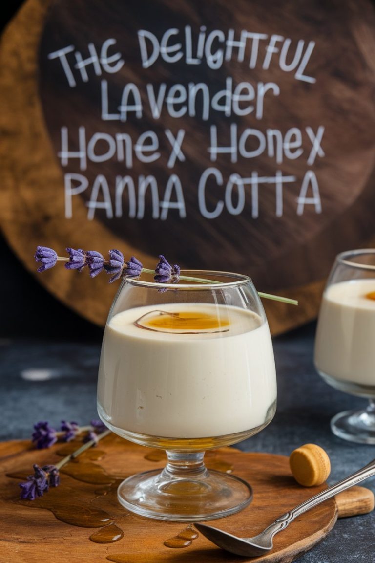 Celebrate the beauty of simplicity with our Delightful Lavender Honey Panna Cotta — a dessert that feels luxurious without being overly complicated. With just a handful of ingredients, you’ll create a captivating dish that bursts with flavor and sophistication. Serve it chilled for the ultimate refreshment at any gathering! Ready to impress with an elegant touch? Let’s explore how to make this delightful treat!