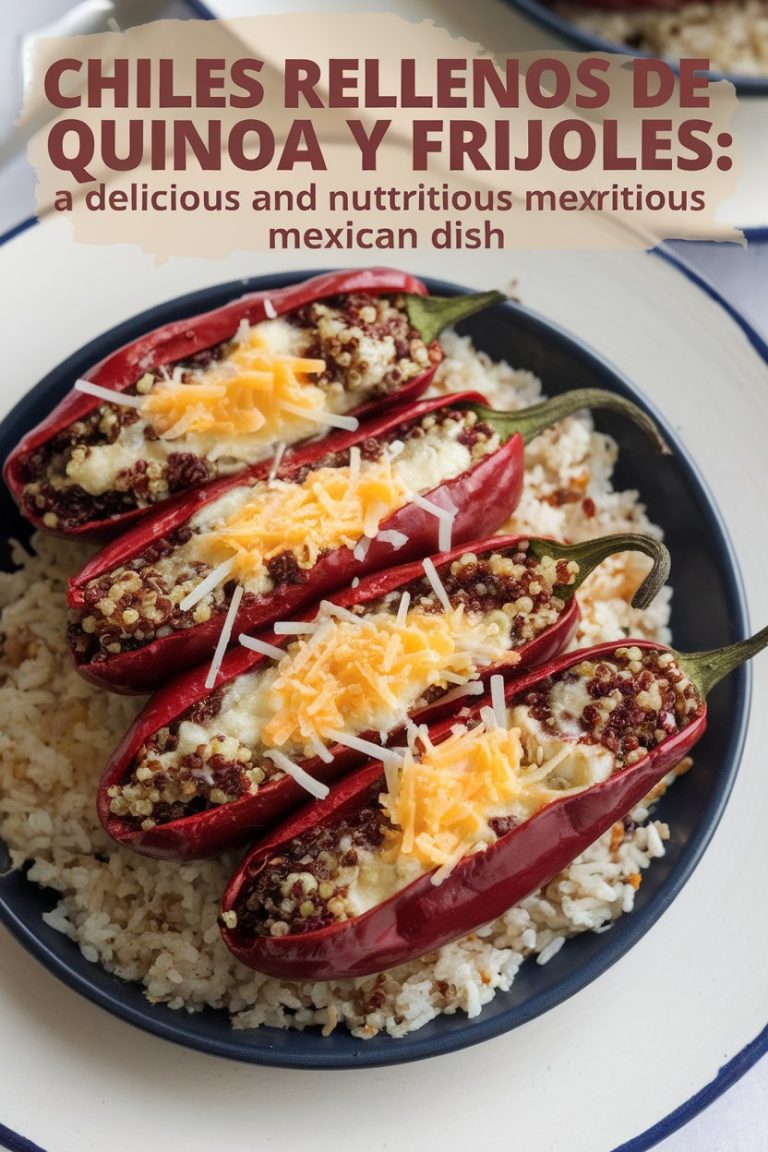 What goes best with your Chiles Rellenos de Quinoa y Frijoles? Discover delicious serving suggestions and accompaniments that will enhance your culinary experience. From zesty salsas to refreshing salads, we’ll provide you with everything you need to create a colorful and inviting meal that will leave your guests raving. Don’t miss out on the perfect complement to this delectable dish!