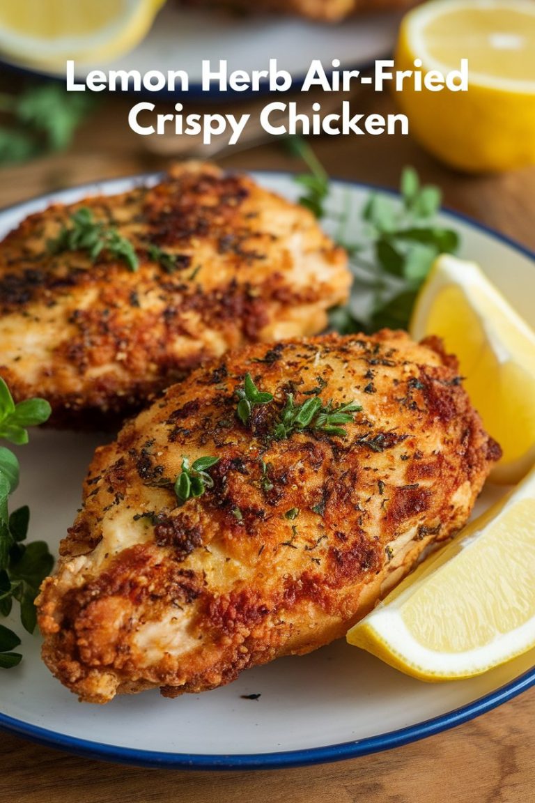 Looking for a swift, flavorful dish that checks all the boxes? Our **Lemon Herb Air-Fried Crispy Chicken** is just what you need! This recipe brings together tangy lemon and herbaceous goodness, creating a crispy outer layer that locks in moisture for juicy chicken perfection. Ready to take your taste buds on a fresh, delicious adventure? Let’s dive into the details!