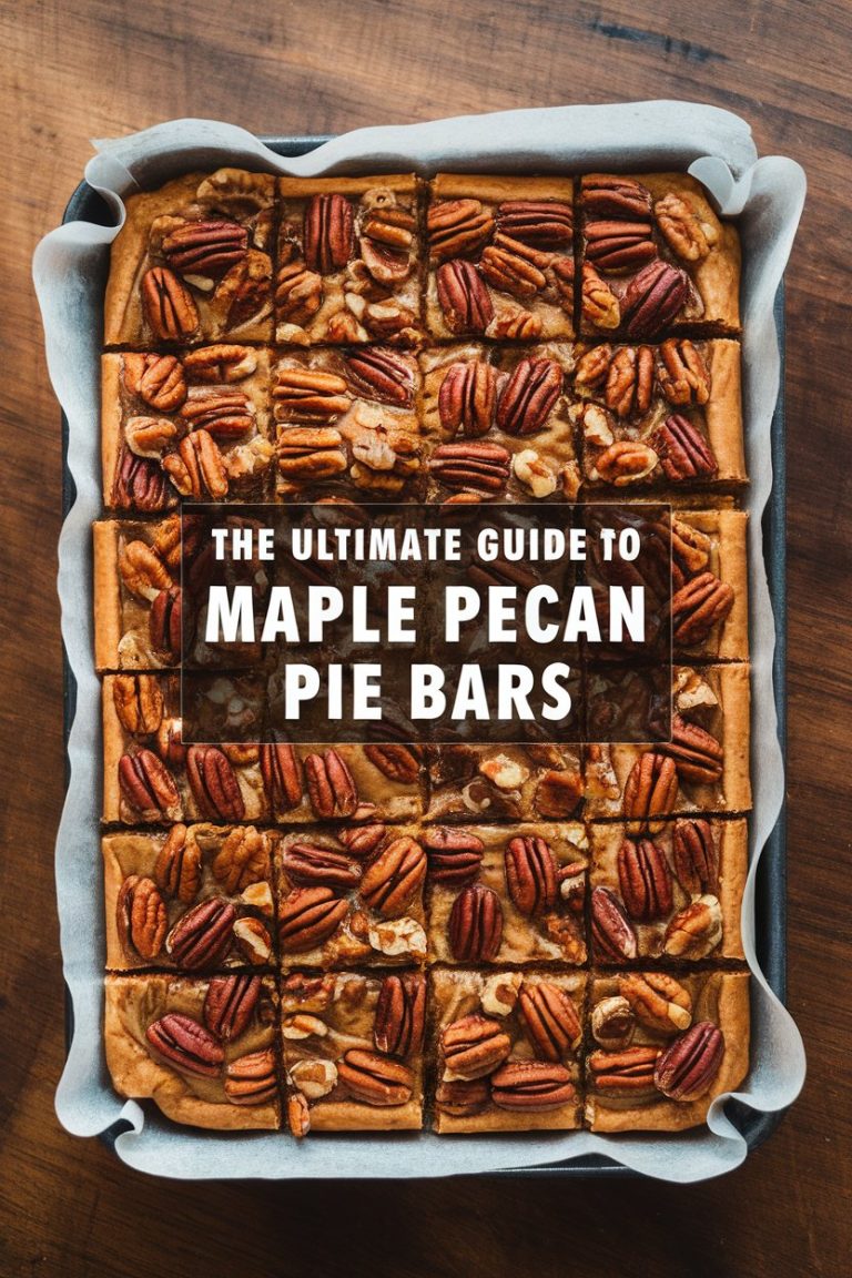 Elevate your dessert game with our Ultimate Guide to Maple Pecan Pie Bars, a delicious twist on a classic favorite! These bars bring together the cozy flavors of maple and pecans in a simple, foolproof recipe that’s perfect for bakers of all levels. With a rich, gooey filling atop a perfectly baked crust, they are sure to become a go-to treat in your home. Ready to impress your family and friends with this sweet delight? Let’s uncover the recipe and tips!
