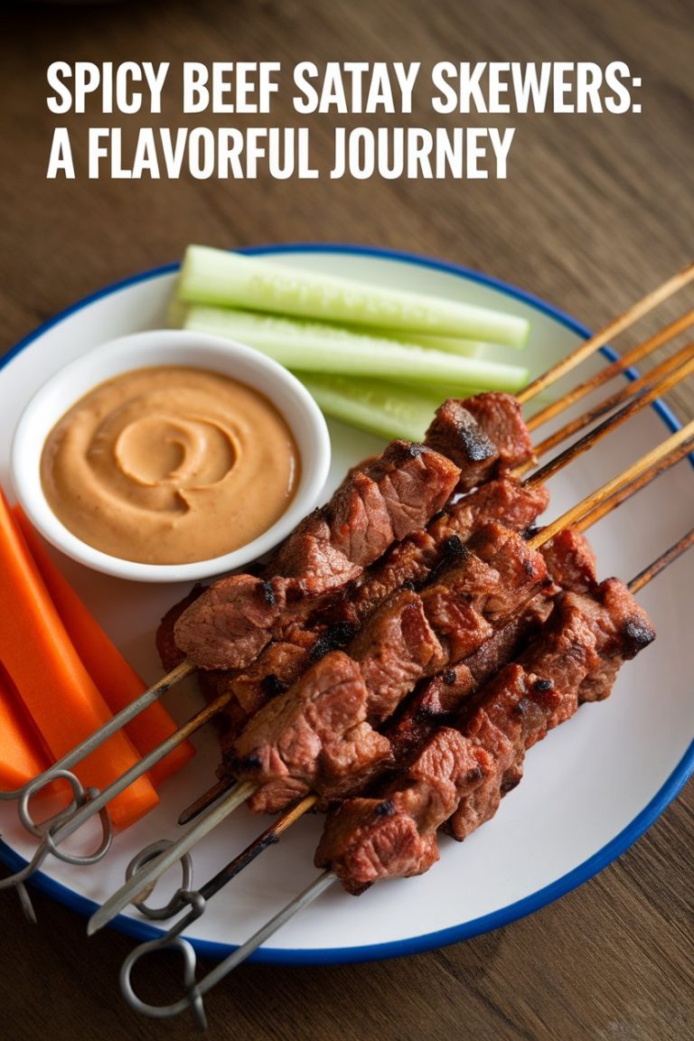 Whether you’re a seasoned grill master or a beginner, our guide makes cooking Spicy Beef Satay Skewers a breeze! Learn tips and tricks to achieve that perfect char, enhance flavor, and master the art of skewering. Join us as we bring the essence of street food straight to your backyard BBQ!
