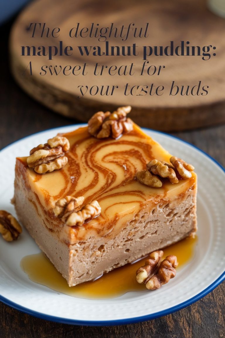 Indulging in dessert doesn’t have to mean compromising on nutrition! Made with wholesome ingredients like real maple syrup and nuts, Maple Walnut Pudding offers a delightful balance of taste and nutrition. Discover how this recipe transforms simple pantry staples into a luxurious dessert that you can feel good about serving. Learn the steps to create a pudding that is not just sweet but also nourishing for your body and soul!