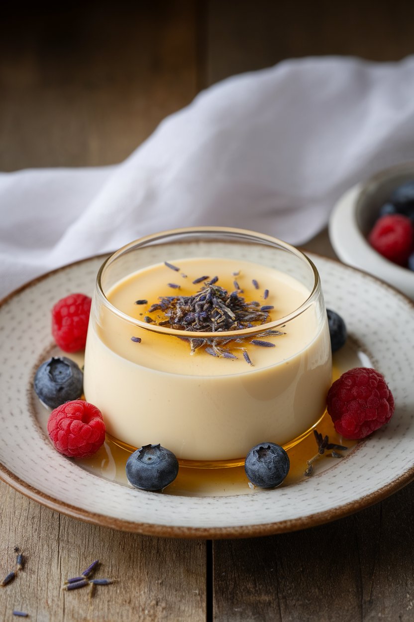 Elevate your dessert game with our Delightful Lavender Honey Panna Cotta! This exquisite Italian classic is infused with the delicate essence of lavender and sweetened to perfection with honey. The result? A creamy, silky treat that’s not only visually stunning but also a feast for the senses. Ready to impress your guests or indulge your senses? Read on to uncover this enchanting recipe!