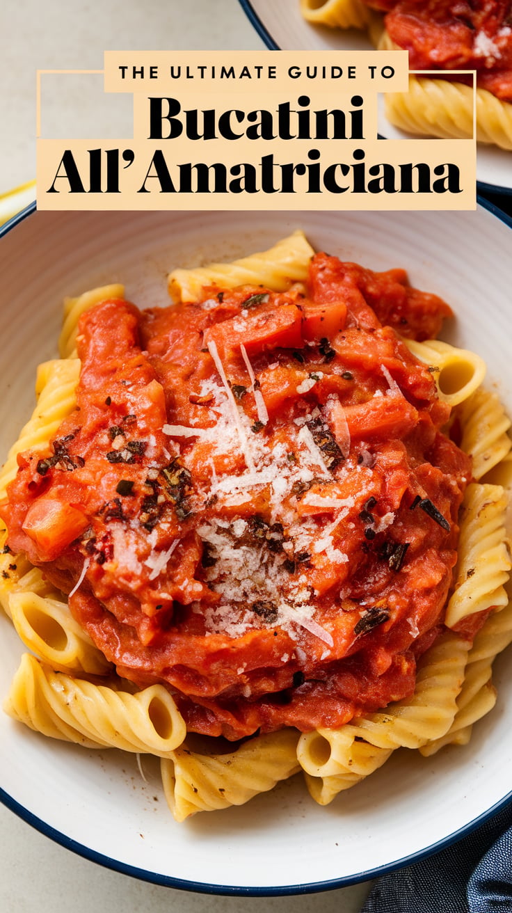 Learn how to elevate your pasta game with essential tips and techniques for making Bucatini all'Amatriciana like a true Italian chef. From selecting the finest ingredients to mastering the art of timing, this ultimate guide will help you achieve a meal that impresses family and friends alike, making it a standout dish for any occasion.