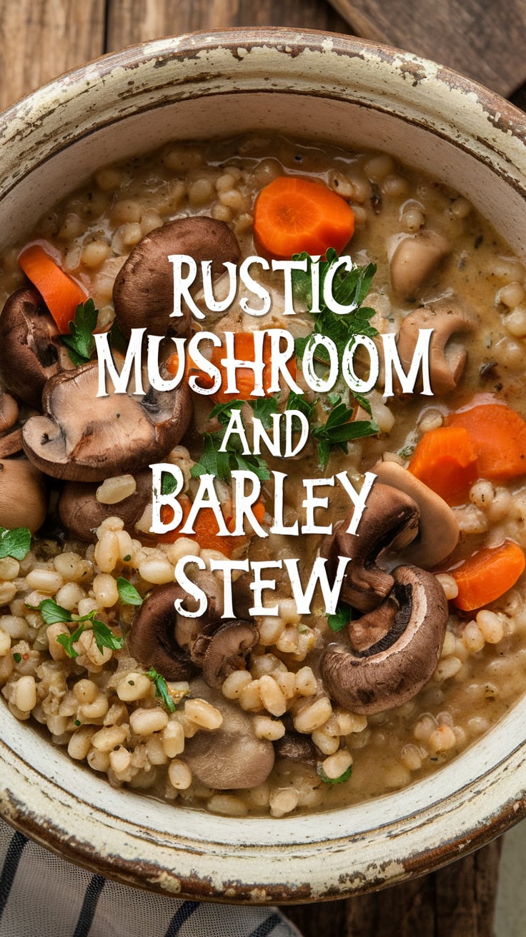 Discover the perfect balance of comfort and nutrition with Rustic Mushroom and Barley Stew, an easy-to-make recipe that is packed with vibrant ingredients. Whether you’re looking for a cozy weeknight dinner or meal prep for the week ahead, this stew promises to be a filling and flavorful choice.
