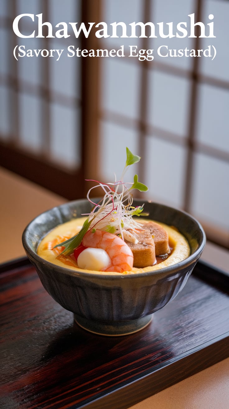 Chawanmushi is a dish that celebrates simplicity and elegance, making it a beautiful addition to any dining table. As you learn to balance the subtle flavors of soy sauce and dashi broth, you'll appreciate how easily this custard can be tailored to your preferences. Whether you're catering to a festive occasion or simply seeking a delicious weeknight treat, this recipe invites you to savor the essence of Japanese cuisine.