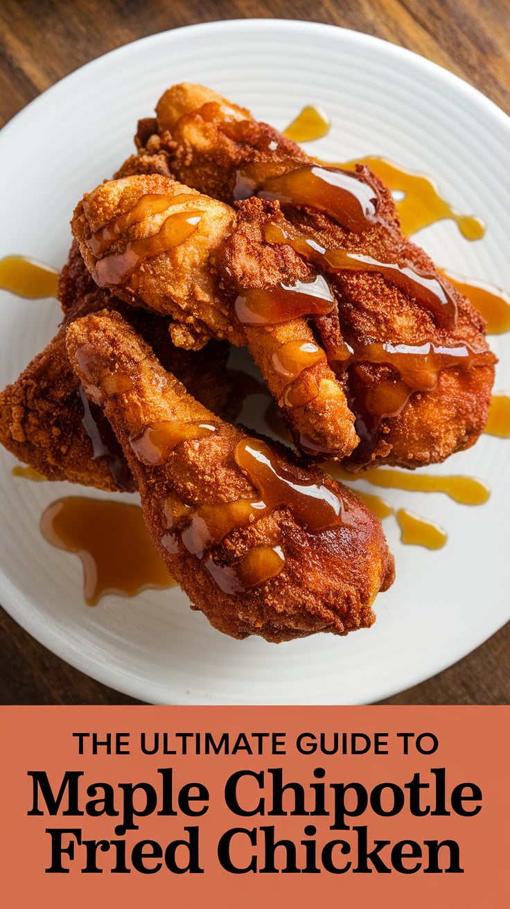 Get ready to impress with our Ultimate Guide to Maple Chipotle Fried Chicken, featuring a crispy coating that perfectly complements the bold maple and chipotle flavors, making this dish a standout favorite.