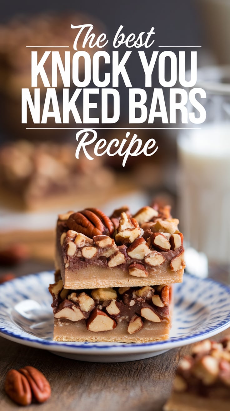 Discover the delicious world of Knock You Naked Bars, where layers of rich chocolate, creamy caramel, and crunchy nuts come together in a single, indulgent treat. This recipe promises a delightful sweet experience that’s hard to resist, making them perfect for gatherings or just a cozy night in.