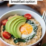 Indulge in a breakfast that breaks the mold with Savory Oatmeal with Eggs and Spinach, a delightful option for those looking to start their day on a healthy note. Savory oats paired with protein-rich eggs and nutrient-dense spinach make this dish not only satisfying but also a fantastic way to kickstart your morning routine.