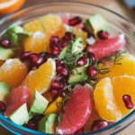 Elevate your dining experience with a salad that is not only visually stunning but also a nutritional powerhouse. Bursting with antioxidants and healthy fats, the Citrus and Avocado Pomegranate Salad is the perfect fusion of taste and wellness, ideal for any season and any occasion.