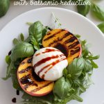 Elevate your dining experience with this elegant salad, perfect for showcasing summer’s best produce. The combination of grilled peaches and fresh burrata, accented with a balsamic glaze, offers a delightful mix of sweetness, creaminess, and acidity that’s sure to impress.