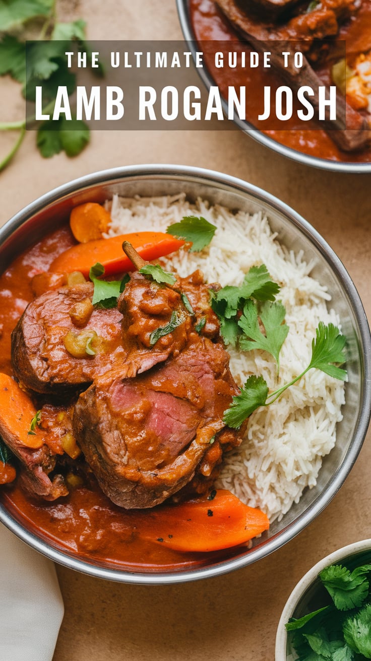 Uncover the history and origins of Lamb Rogan Josh, a dish with roots in the Mughal era. With its gorgeous red hue derived from Kashmiri red chili, this curry tells a story of culinary tradition and cultural fusion. Learn how its unique blend of spices—cardamom, cloves, and more—creates a complex flavor profile that distinguishes it from other curries.