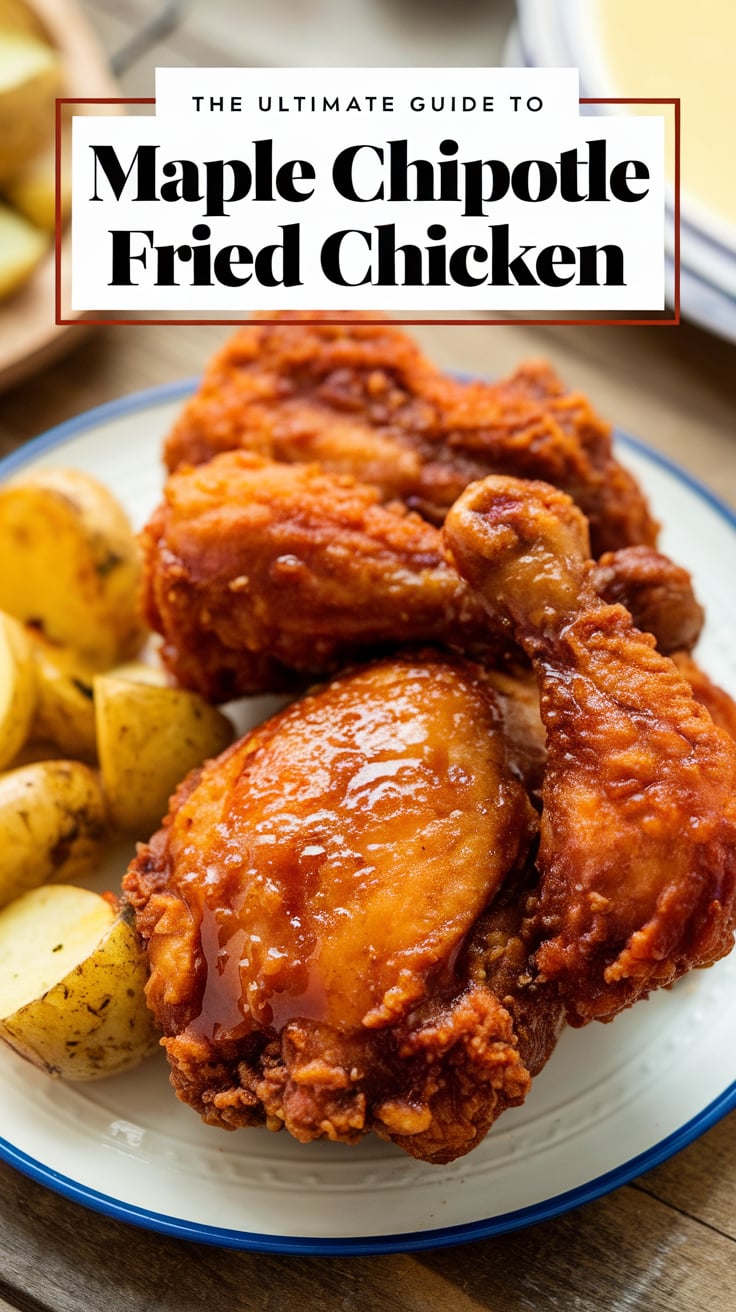 Discover a flavor explosion with Maple Chipotle Fried Chicken, where the perfect blend of sweet and smoky spices creates an unforgettable dish that will elevate your dining experience to new heights.