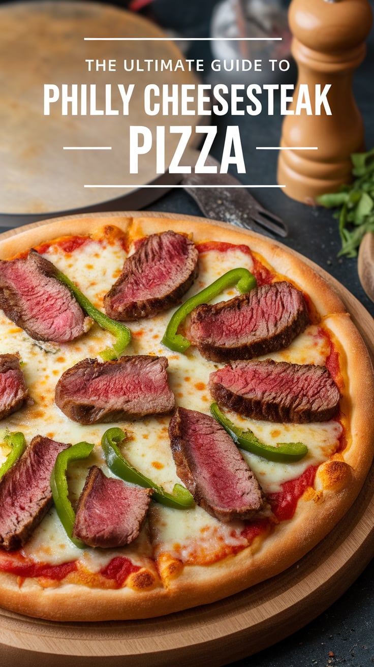 Dive into a unique culinary fusion with Philly Cheesesteak Pizza, where the classic flavors of a beloved sandwich meet the comforting goodness of pizza. Experience the mouthwatering combination of tender, thinly sliced steak, gooey cheese, and vibrant peppers layered on a crispy crust. This enticing dish promises to satisfy cravings for both pizza and cheesesteak in one delicious bite.