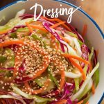 Experience a delightful twist on traditional slaw with this Asian-inspired recipe. With the bold flavors of ginger and sesame intertwined with fresh crunchy vegetables, this slaw adds a flavorful punch to any meal, from barbecues to weeknight dinners.