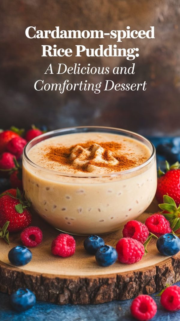 Cardamom-Spiced Rice Pudding: A Delicious and Comforting Dessert ...