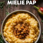 Unleash your creativity by experimenting with various toppings and side dishes to complement your mielie pap. Whether served with rich tomato relish, spicy chakalaka, or a simple drizzle of melted butter, this comforting dish is sure to become a cherished part of your culinary repertoire.