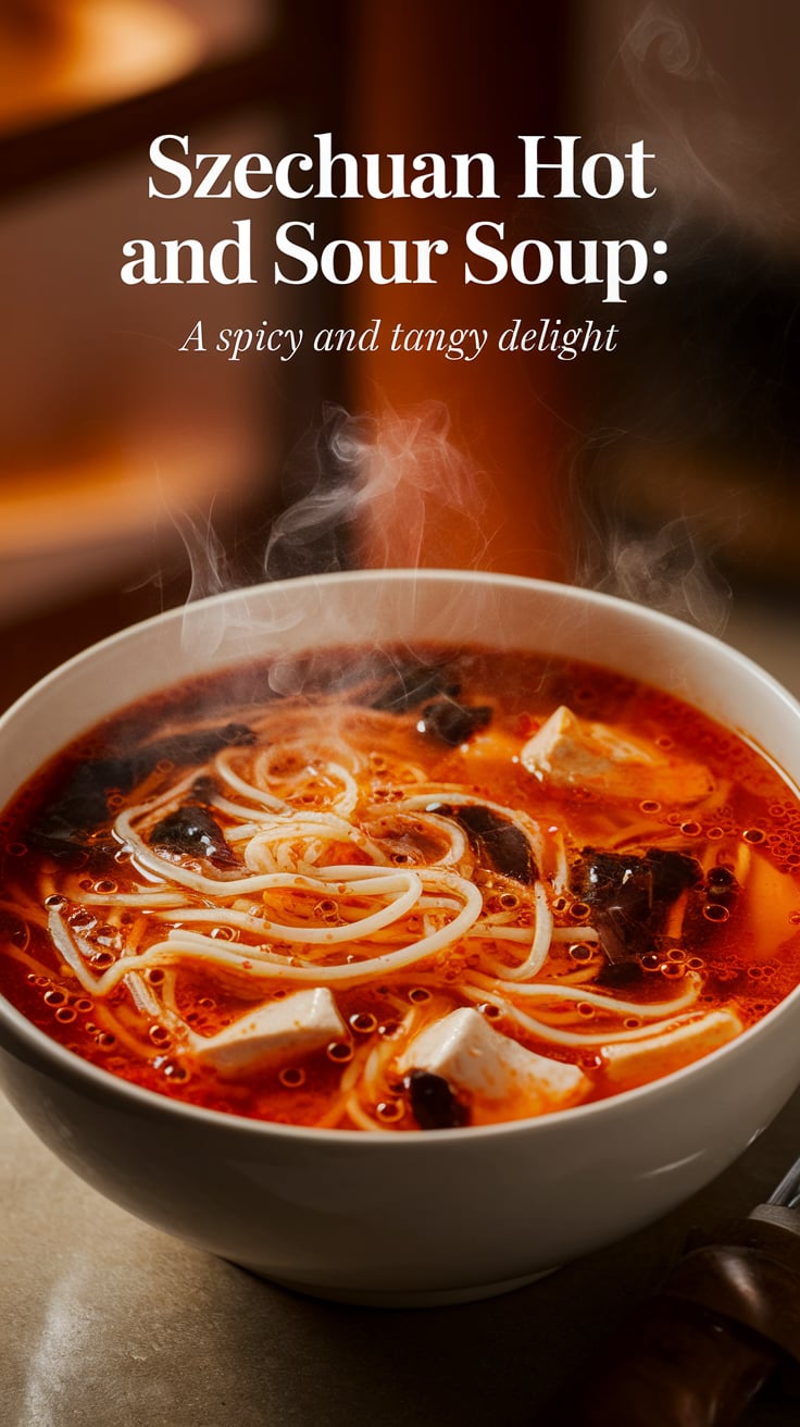 Discover the perfect balance of heat and acidity in this comforting soup, crafted with classic Szechuan ingredients. From fragrant mushrooms to crunchy tofu, this recipe delivers layers of flavor that make it truly irresistible.