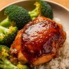 Indulge in a dish that’s not only delicious but also versatile. Serve these glazed chicken thighs over rice or alongside your favorite vegetables for a satisfying meal that’s perfect for any occasion.