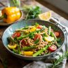 Get ready to elevate your pasta game with this unique twist on a classic. Farro Pasta Primavera invites creativity—customize it with your favorite vegetables or proteins, and savor the delightful medley of colors and tastes that this dish brings to your table.