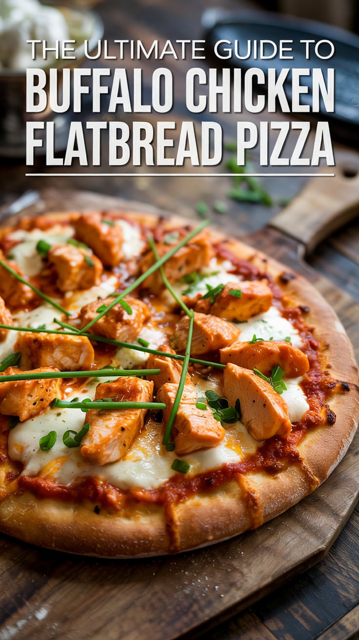 Dive into a flavor explosion with this Buffalo Chicken Flatbread Pizza that combines tangy hot sauce, tender chicken, and a cheesy, gooey topping. It's the perfect game-day treat or a weeknight dinner that will leave everyone craving more.