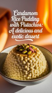Cardamom Rice Pudding with Pistachios: A Delicious and Exotic Dessert ...