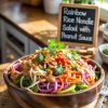 Treat yourself to a bowl full of texture and flavor—Rainbow Rice Noodle Salad with Peanut Sauce is your ticket to a satisfying, simple, and show-stopping meal.