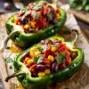 Ideal for family dinners or gatherings with friends, Chakalaka-Stuffed Peppers bring a taste of South Africa to your table. Join us as we guide you through this delicious recipe, offering tips to make it your own and impress your guests with every bite.