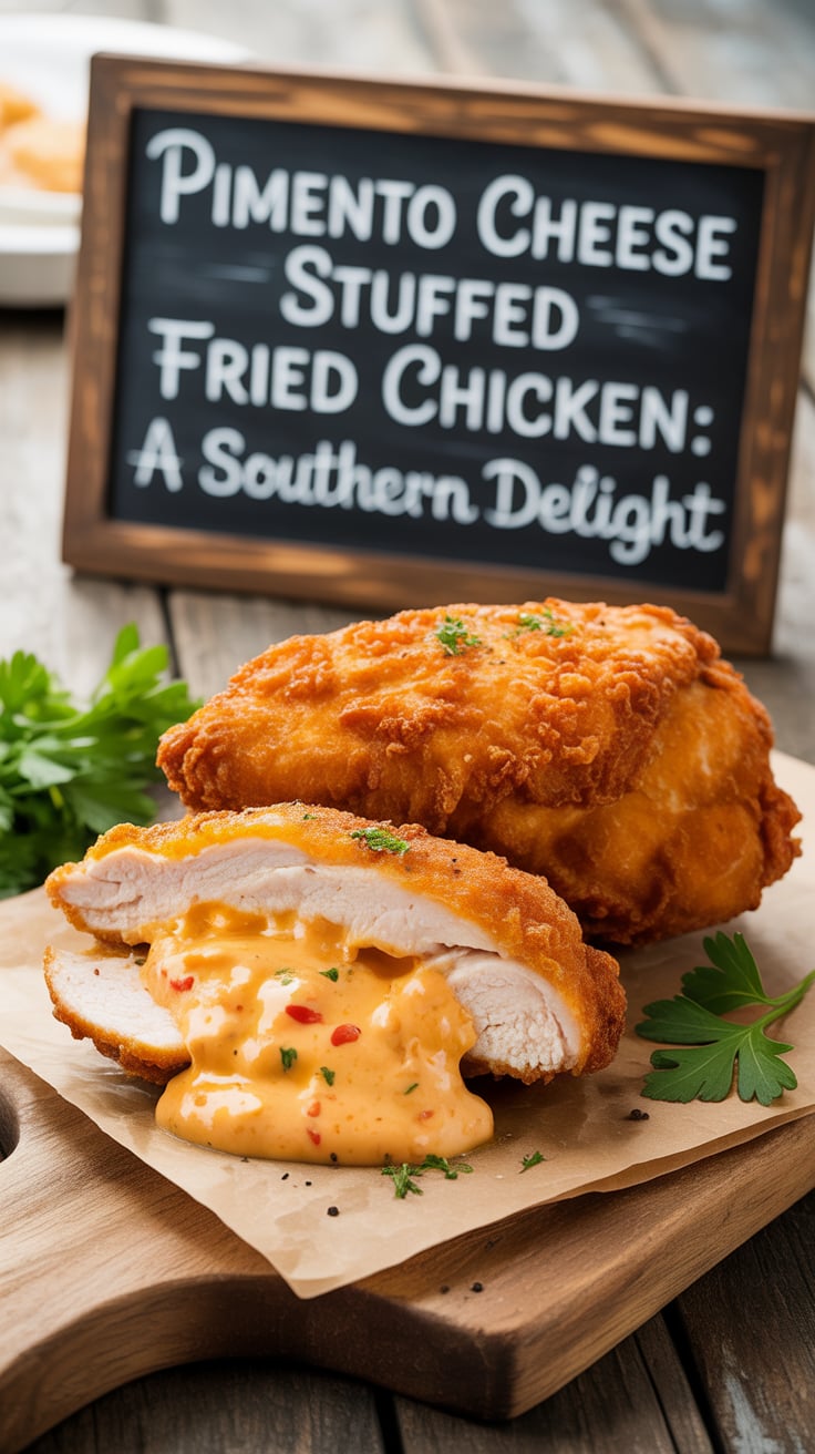 This recipe unveils the secrets to perfecting stuffed fried chicken, including tips for achieving that golden crust and ensuring the cheese melts beautifully. With a few simple steps, you’ll have a standout dish that embodies Southern charm and flavors.