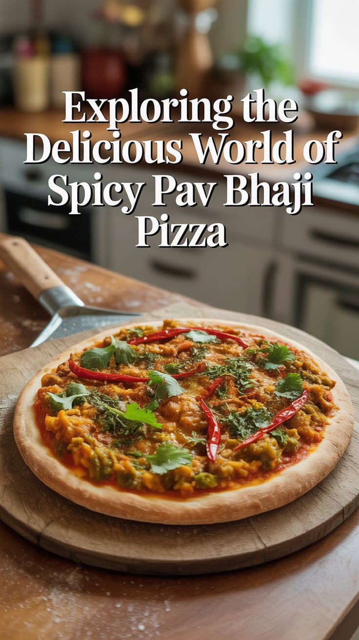 Embark on a culinary adventure with Spicy Pav Bhaji Pizza, a vibrant fusion dish that merges the timeless flavors of traditional Indian pav bhaji with the beloved format of pizza. This exciting creation invites you to indulge in a unique taste experience that balances bold spices and comforting textures, making each bite a delectable delight.