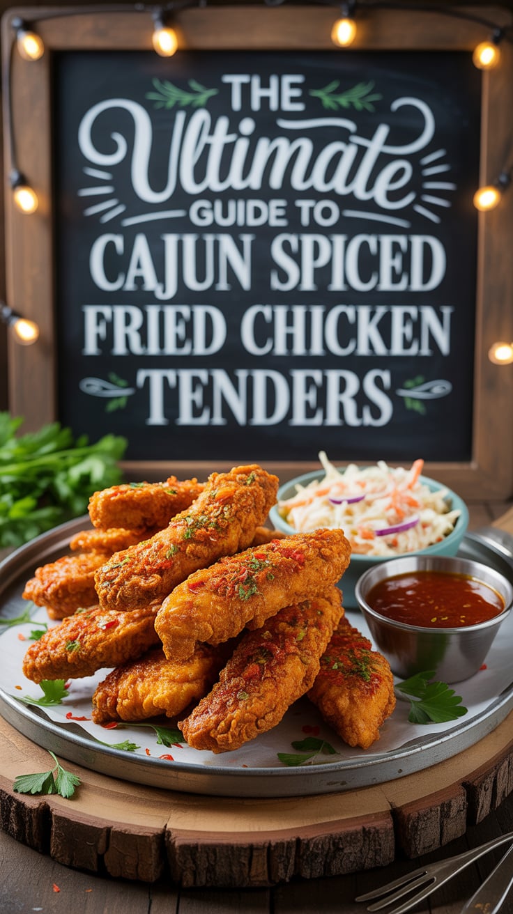 Imagine deliciously marinated chicken tenders, infused with the aromatic essence of Cajun spices and fried to golden perfection. The tantalizing combination of heat and savory flavors is bound to awaken your taste buds and make dinner time exciting.